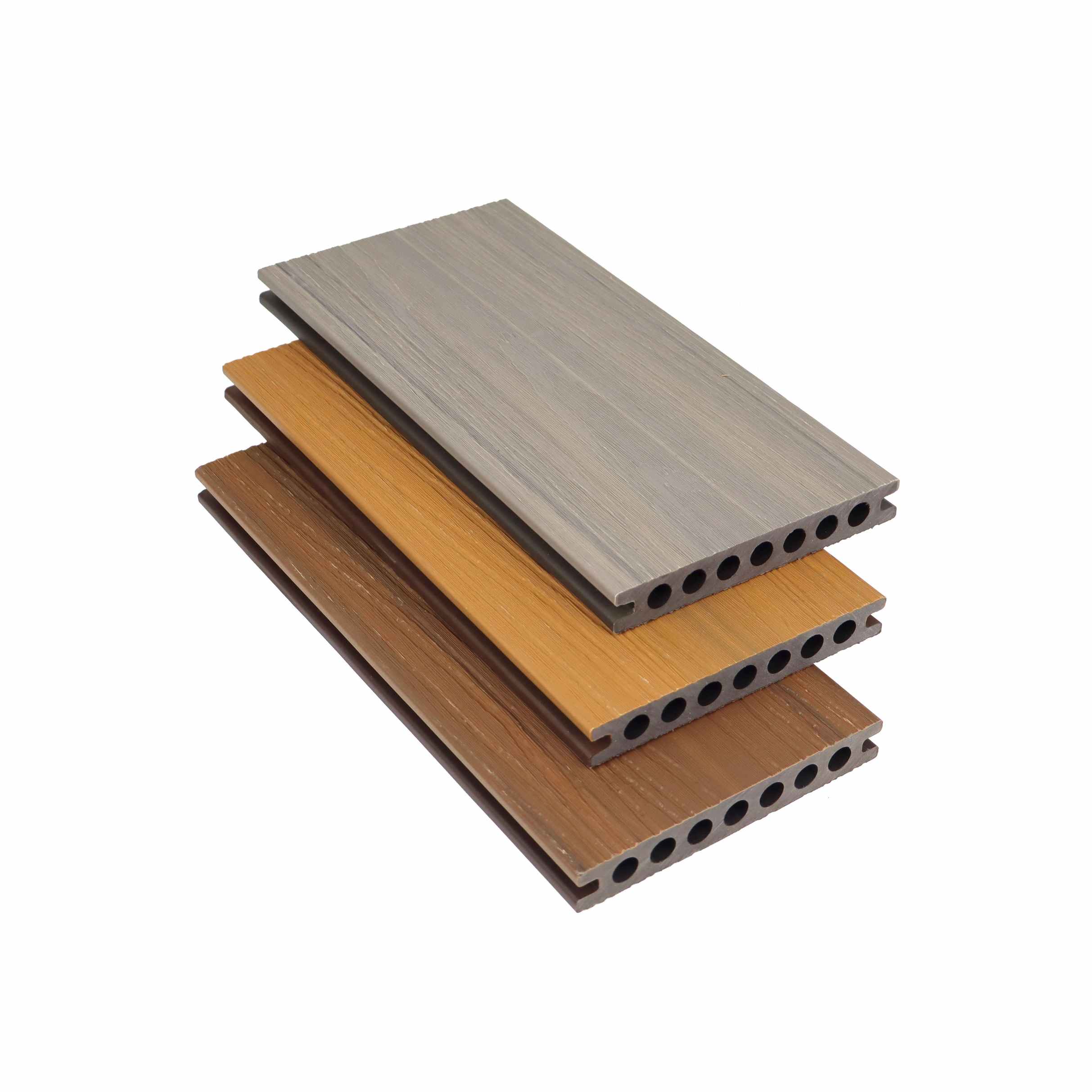 Decking in WPC coestrusione bicolore, soluzione per esterni a bassa manutenzione - SAYRUO