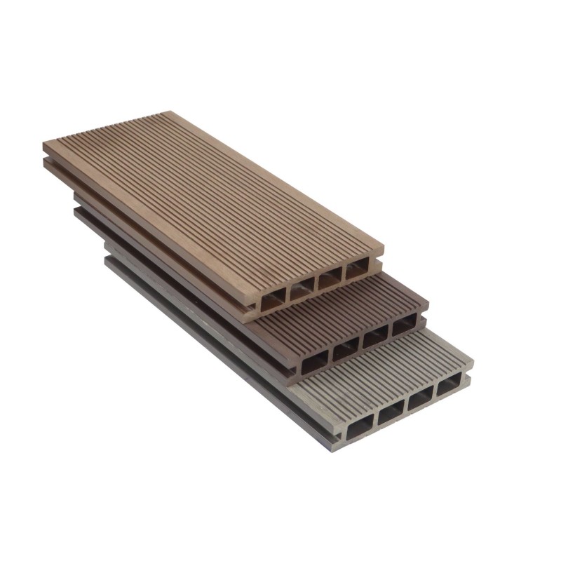 Decking decorativo moderno in WPC resistente ai raggi UV per esterni - SAYRUO