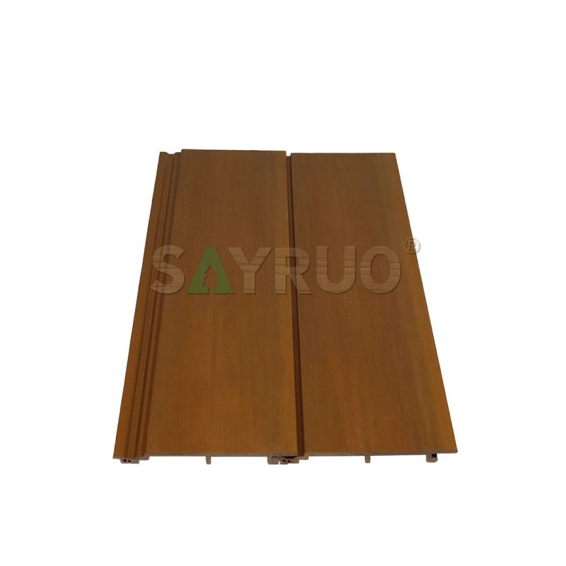 Pannello murale in PVC impermeabile con aspetto simile al legno per la decorazione del soggiorno - SAYRUO