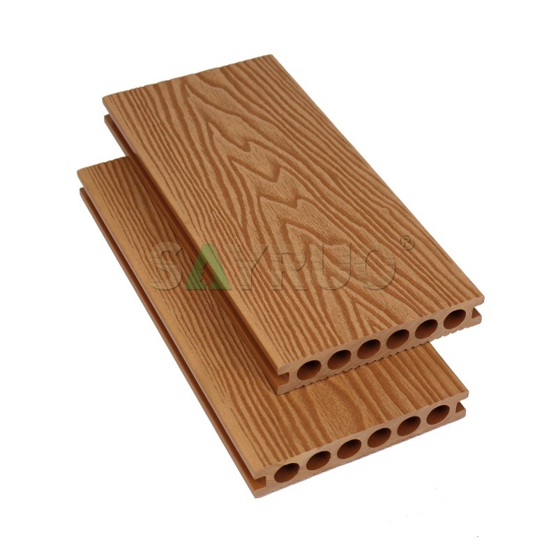 Decking in WPC 3D con goffratura profonda a bassa manutenzione - SAYRUO